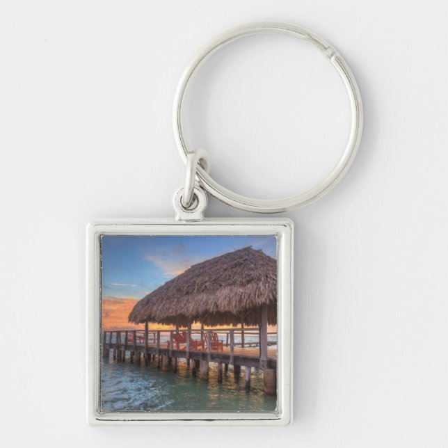 Dockside Sunrise Keychain (Front)