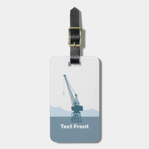 Dockyard Crane Luggage Tag