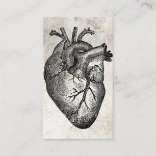 Docteur Cartes de visite d'anatomie cardiaque