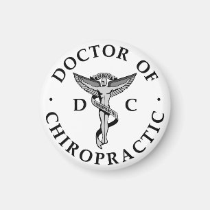 Docteur en chiropratique Logo Magnet