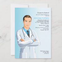 Docteur en médecine (M) Graduation Invitation