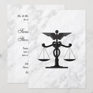 Docteur et avocat Faire-part de mariage