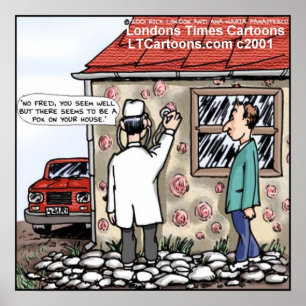 Docteur Trouve la Variole Sur une Affiche Drôle de