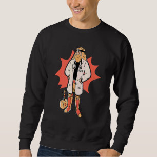 Docthor Thor In A Doctor's Coat Doctor Sweatshirt