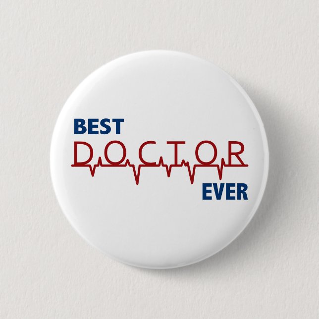 Doctor 2 Inch Round Button (Front)