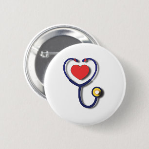 Doctor 2 inch round button