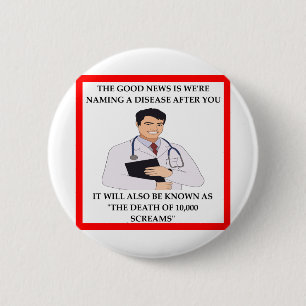 DOCTOR 2 INCH ROUND BUTTON