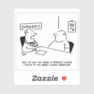 Doctor and Patient in Surgery Cartoon.