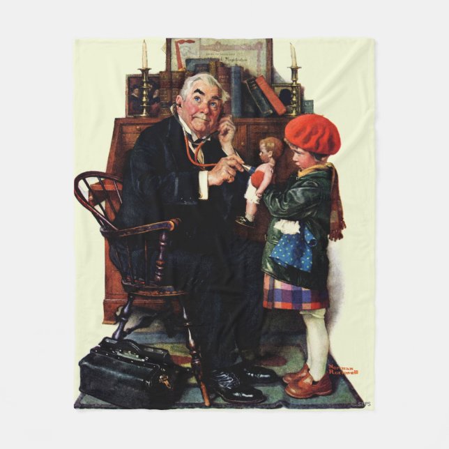 Doctor and the Doll Fleece Blanket (Front)