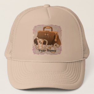 Doctor bag custom name hat