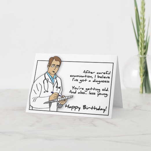 Funny Doctor Birthday Cards | Zazzle CA