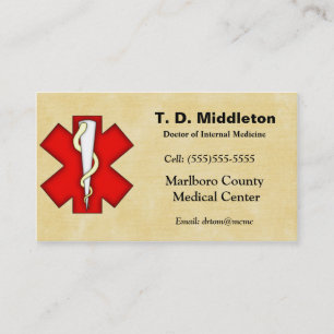 Doctor Business and Appointment Card