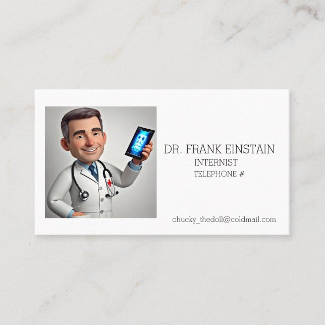 " DOCTOR " BUSINESS CARD (Front)