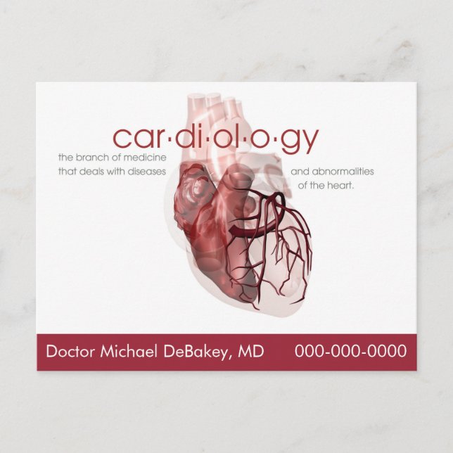Doctor Cardiology Postcard (Front)