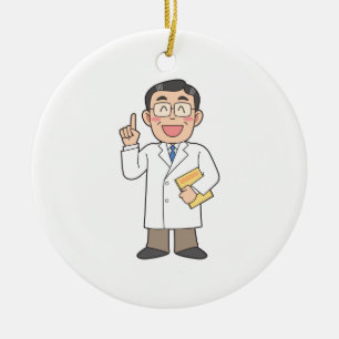 Doctor Ceramic Ornament