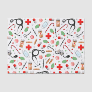 Doctor Christmas Holiday Tissue P Tissue Paper
