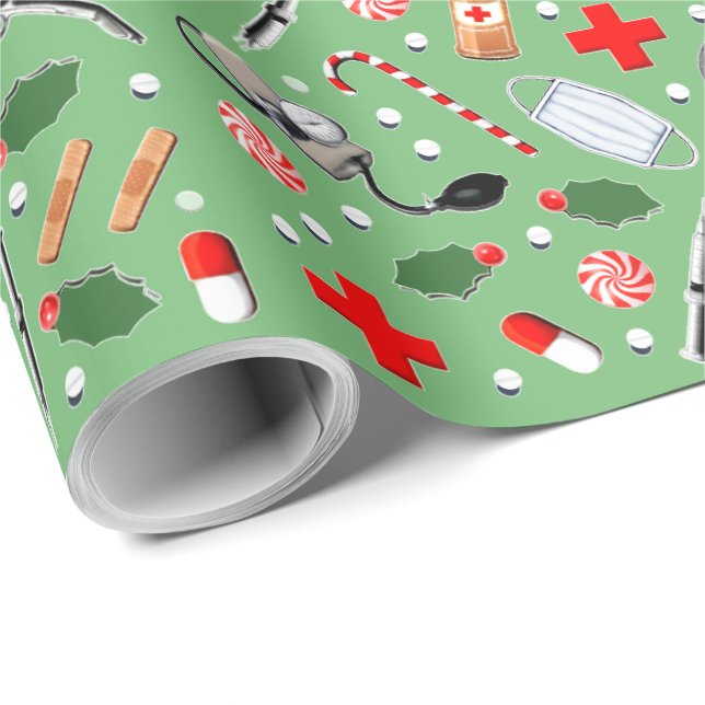 Doctor Christmas Wrapping Paper (Roll Corner)