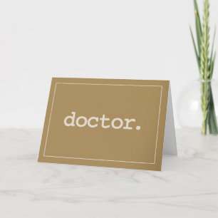 Doctor Definition on Doctors’ Day Card