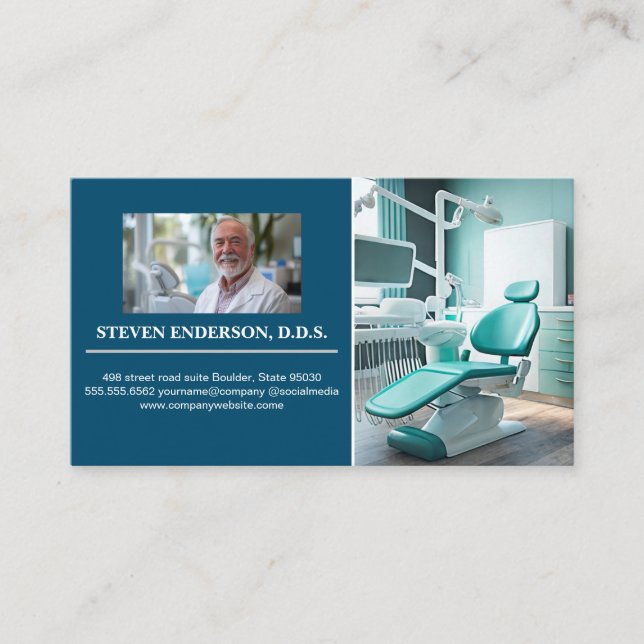 Doctor | Dental Office Equipment Business Card (Front)