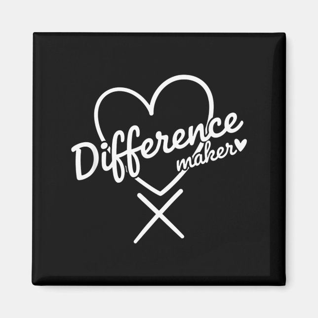 Doctor Difference Maker Heart, Proud Physician Hea Magnet (Front)