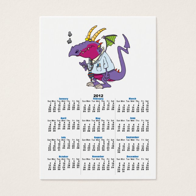 doctor dragon funny cartoon character (Front)