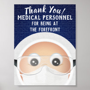 Doctor Emoji   Thank You Poster
