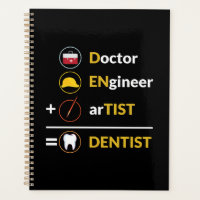 Doctor + Engineer + Artist = Dentist Funny Dental