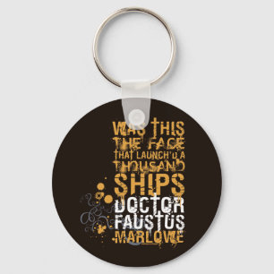 Doctor Faustus Quote Keychain