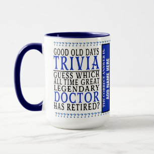 Doctor Funny Personalized Retired, Retired Mug
