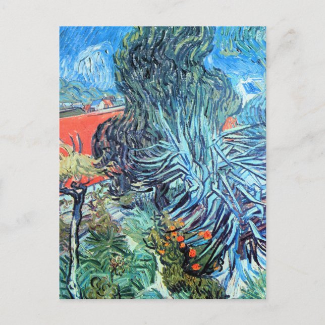 Doctor Gachet's Garden, Auvers by Vincent van Gogh Postcard (Front)