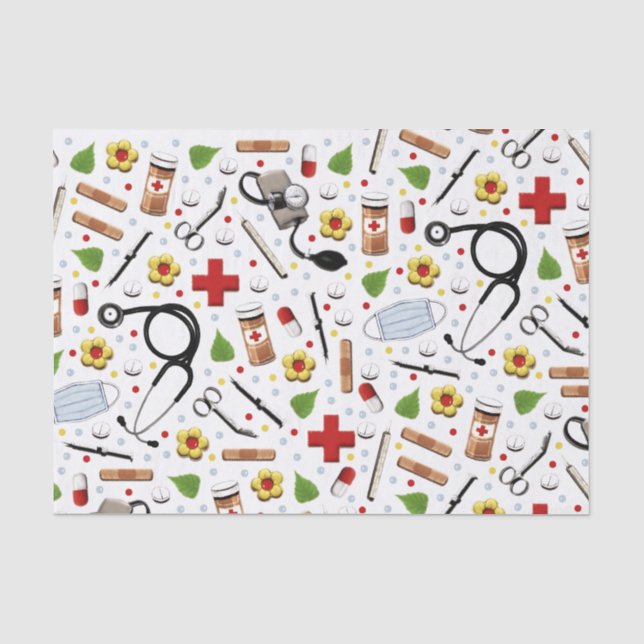Doctor Gift Tissue Paper (Front)