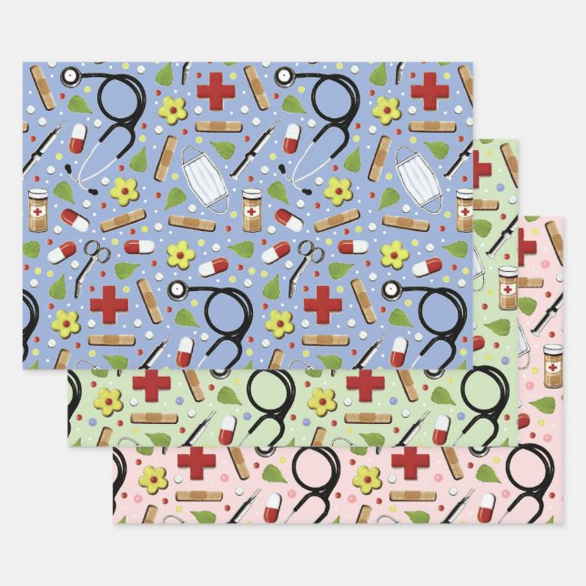 Doctor Gift Wrapping Paper Sheet (Set)