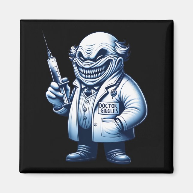 Doctor Giggles Magnet (Front)