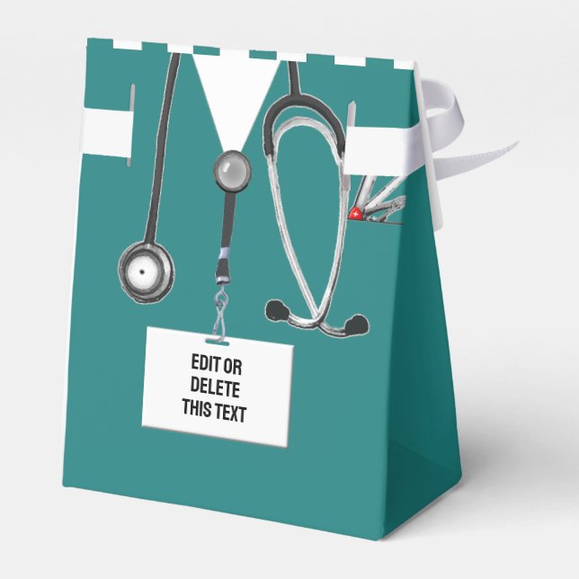 Doctor Graduation Favor Box (Back Side)