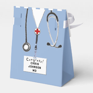 Doctor Graduation Party Favor Box