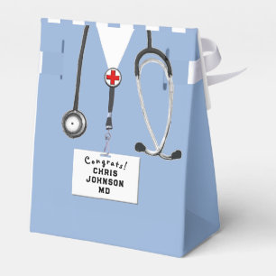 Doctor Graduation Party Favor Box