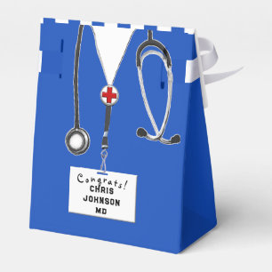 Doctor Graduation Party Favor Box