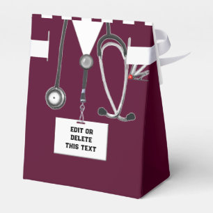 Doctor Graduation Party Favor Box