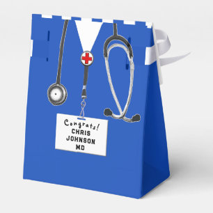 Doctor Graduation Party Favor Box