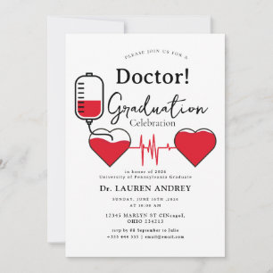 Doctor Graduation Party Invitation