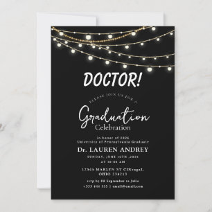 Doctor Graduation Party Invitation