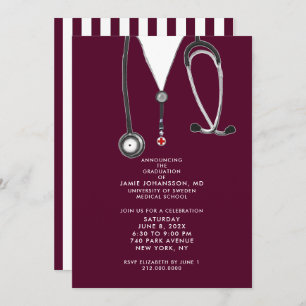 Doctor Graduation Party Invitations