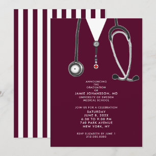 Doctor Graduation Party Invitations