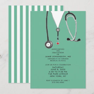Doctor Graduation Party Invitations