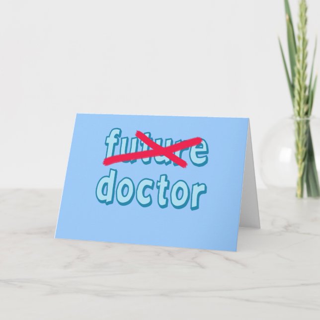 Doctor Graduation Products Card (Front)