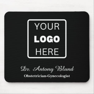 Doctor Hospital Clinic Logo w/ name and specialty Mouse Pad