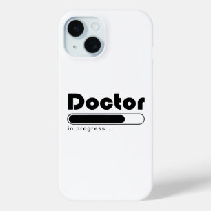 Doctor In Progress Funny Med School Loading Bar iPhone 15 Case