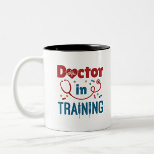 Doctor In Training Future Doctor Two-Tone Coffee Mug