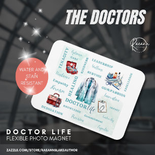 Doctor Life Flexible Photo Magnet
