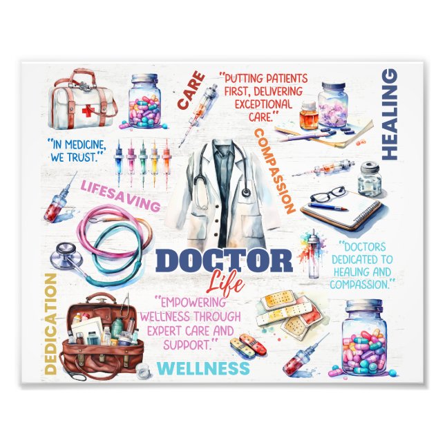 Doctor Life Photo Print (Front)